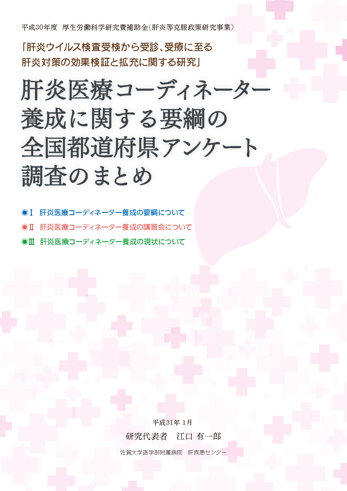 肝炎医療コーディネーター養成に関する要綱の全国都道府県アンケート調査のまとめ